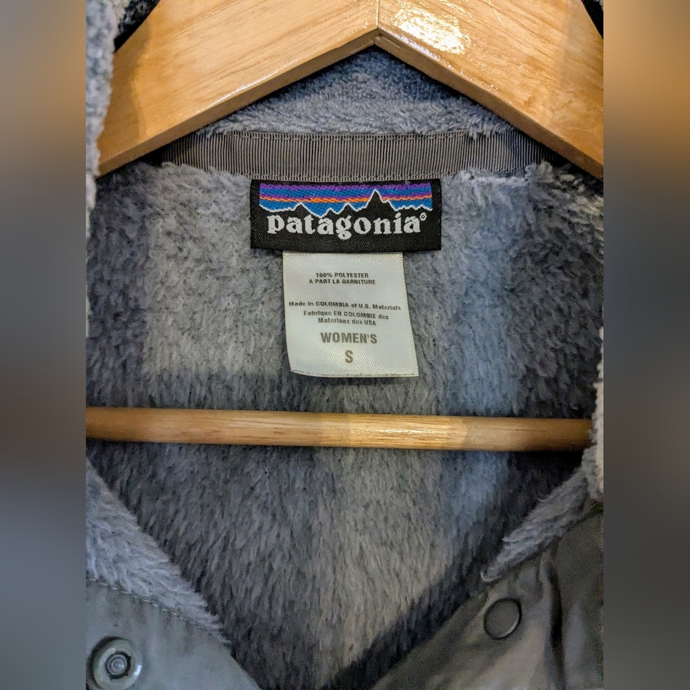 Patagonia Re-Tool Snap T Fleece Pullover Sweatshirt Gray Gorpcore Womens Size S - Picture 6 of 14